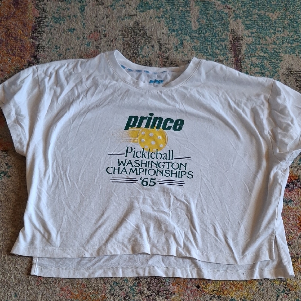 Prince White Pickleball Championship Tee